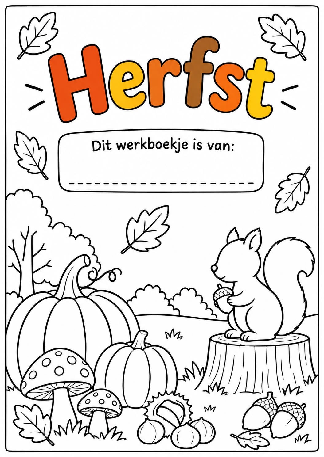 Herfst Werkboekje